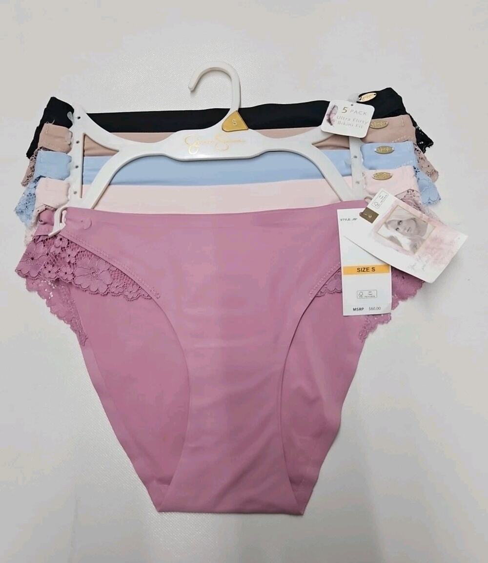 Jessica Simpson Ultra Flirty Bikini Fit SIZE Small Multicolor 5pk New